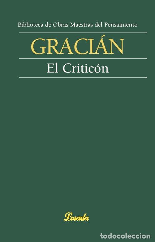 Livres: CRITICON,EL - GRACIAN, BALTASAR