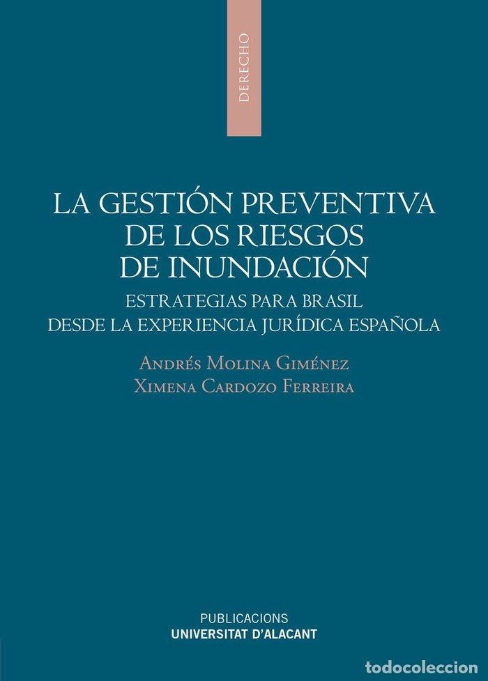 Libros: LA GESTION PREVENTIVA DE LOS RIESGOS DE INUNDACION - CARDOZO FERREIRA, XIMENA