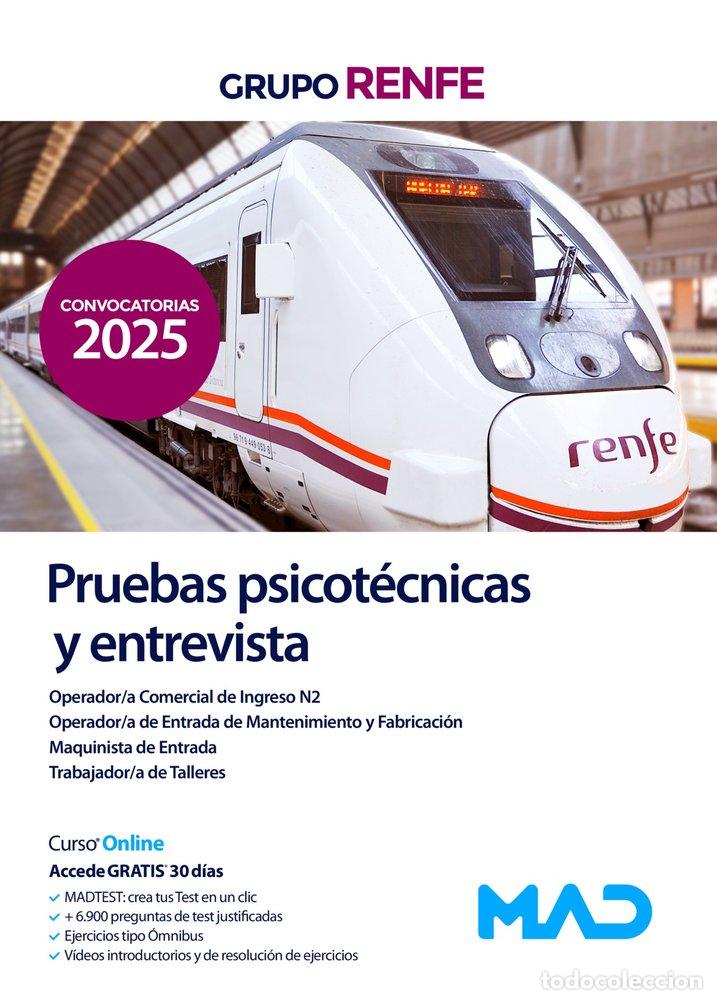 Libri: PRUEBAS PSICOTECNICAS Y ENTREVISTA GRUPO RENFE - AA.VV
