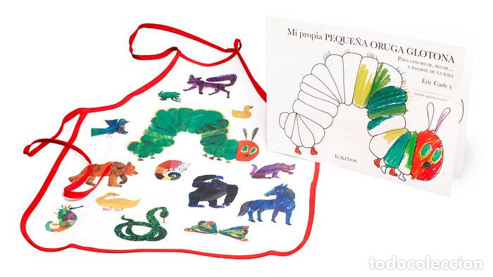 Libros: PEQUE&Ntilde;A ORUGA GLOTONA PARA PINTAR+DELANTAL - CARLE, ERIC
