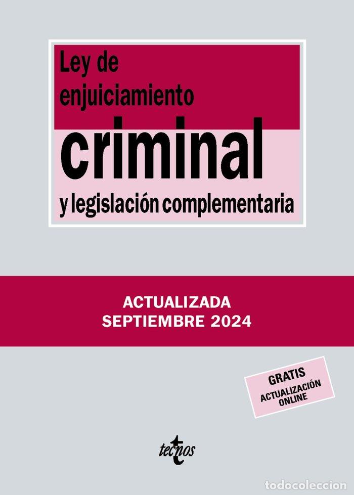 B&uuml;cher: LEY ENJUICIAMIENTO CRIMINAL Y LEGISLACION COMPLEMENTARIA 41 - EDITORIAL TECNOS