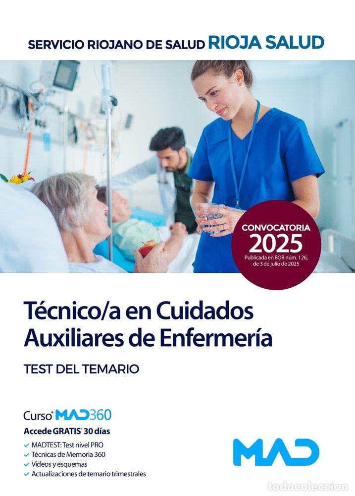 Libros: TECNICO/A CUIDADO AUXILIAR ENFERMERIA TEST TEMARIO RIOJANO - AA.VV
