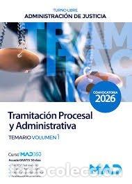 Livres: CUERPO TRAMITACION PROCESAL Y ADMINISTRATIVA 1 TURNO LIBRE A - AA.VV