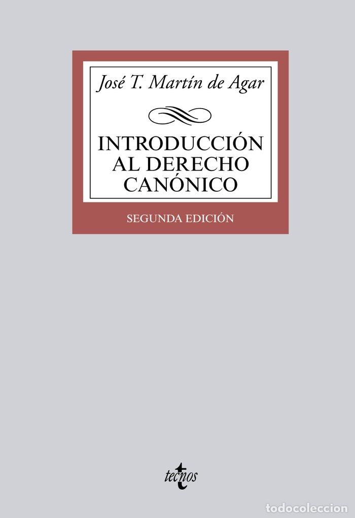 Livres: INTRODUCCION AL DERECHO CANONICO - MARTIN DE AGAR, JOSE T