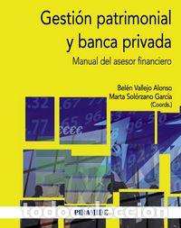 books: GESTION PATRIMONIAL Y BANCA PRIVADA - VALLEJO ALONSO, BELEN