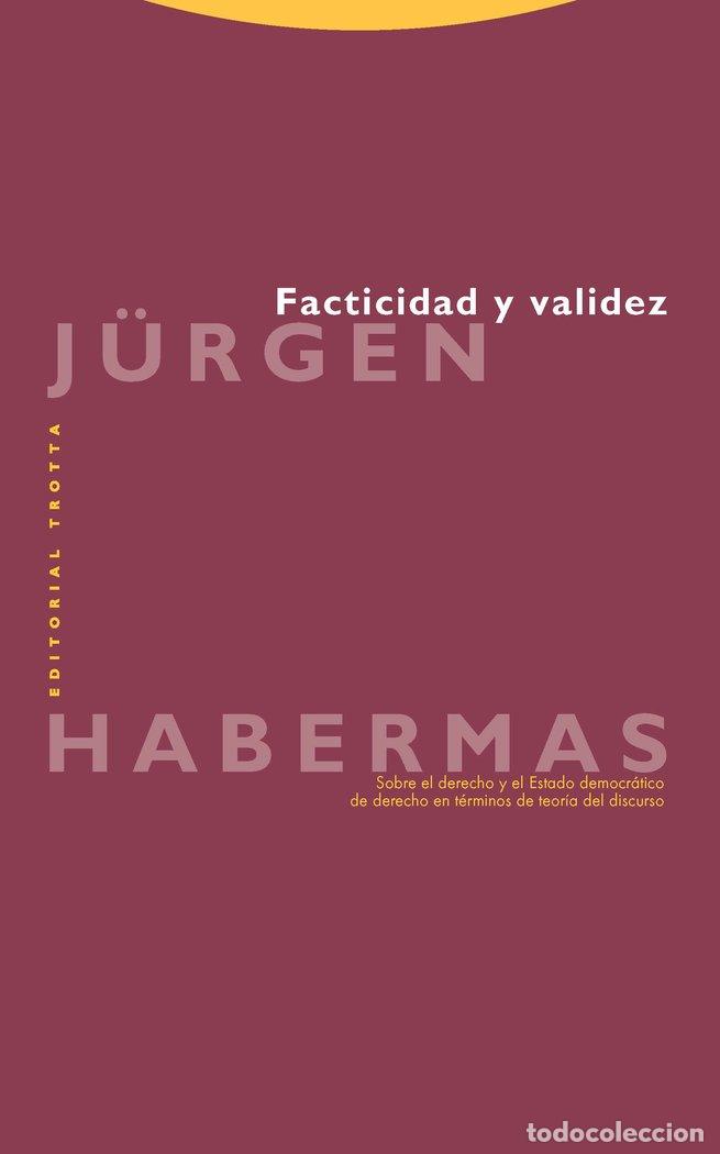 Livres: FACTICIDAD Y VALIDEZ - HABERMAS, JURGEN