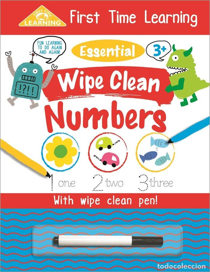 Livres: FIRST TIME LEARNING WIPE CLEAN NUMBERS - IGLOOBOOKS