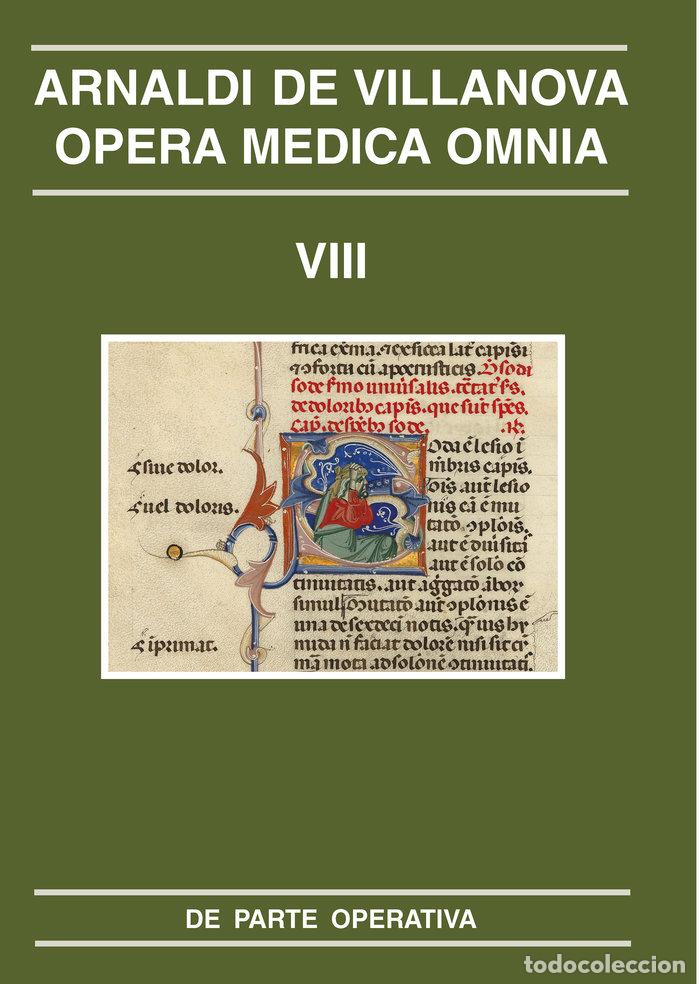 Libros: OPERA MEDICA OMNIA VIII DE PARTE OPERATIVA - VARIOS AUTORES