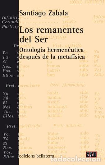 Libros: REMANENTES DEL SER - ZABALA, SANTIAGO
