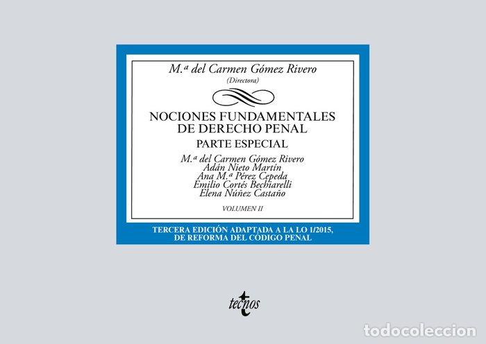 Livres: NOCIONES FUNDAMENTALES DE DERECHO PENAL - GOMEZ RIVERO, M&ordf; DEL CARMEN