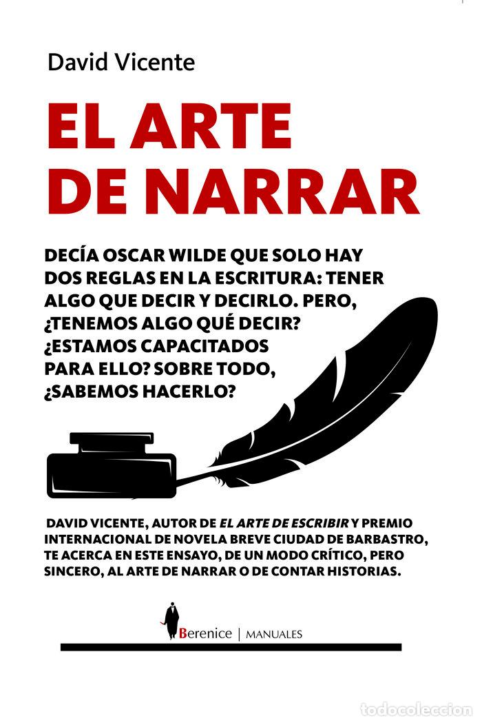 Libros: ARTE DE NARRAR,EL - VICENTE, DAVID