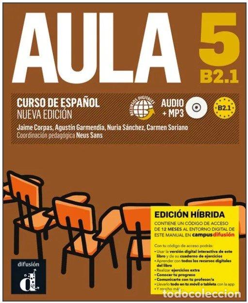 Libros: AULA NUEVA EDICION 5 ED HIBRIDA LIBRO DEL ALUMNO+CD - AA.VV
