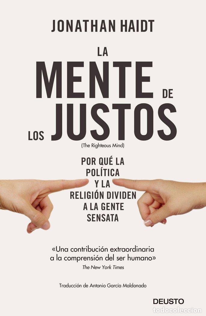 Livres: MENTE DE LOS JUSTOS,LA - JONATHAN HAIDT