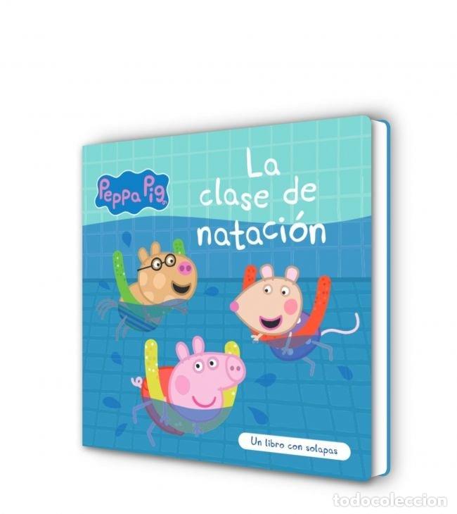 Libros: PEPPA PIG LIBRO DE CARTON CON SOLAPAS LA CLASE DE NATACIO - HASBRO