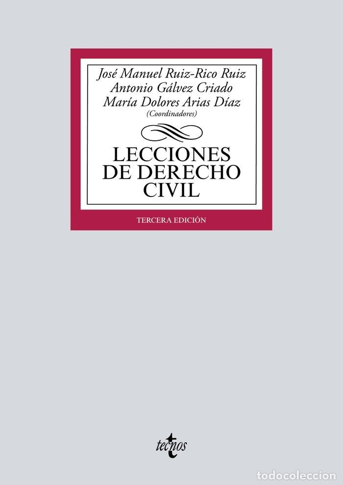Libri: LECCIONES DE DERECHO CIVIL - RUIZ-RICO RUIZ, JOSE MANUEL