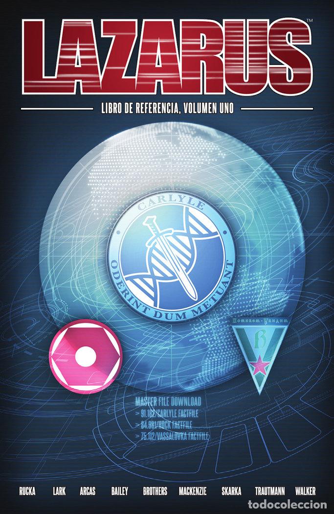 Livros: LAZARUS EL LIBRO DE REFERENCIA 1 - GREG RUCKA