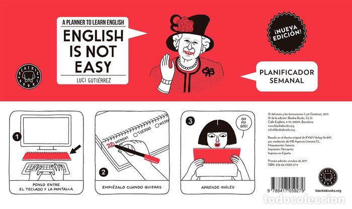 B&uuml;cher: PLANIFICADOR SEMANAL ENGLISH IS NOT EASY NE - GUTIERREZ, LUCI