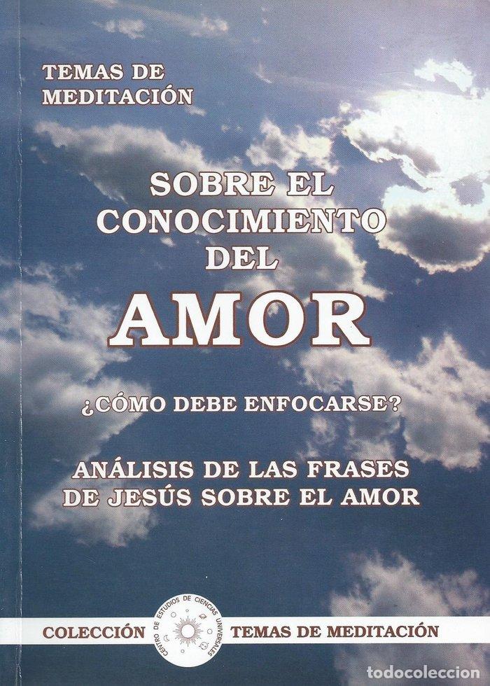 books: SOBRE EL CONOCIMIENTO DEL AMOR - FABREGAT BISBAL, JOSE
