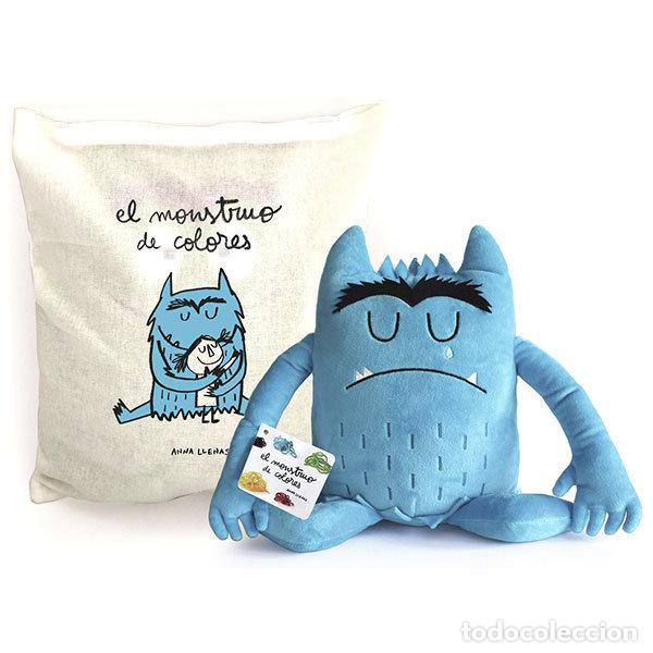 Libri: MONSTRUO DE COLORES AZUL TRISTEZA PELUCHE 35 CM - LLENAS, ANNA