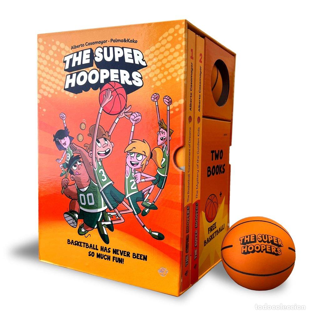 Livres: THE SUPER HOOPERS BOOK SET 2 BOOKS + BASKETBALL BALL - CASAMAYOR, ALBERTO