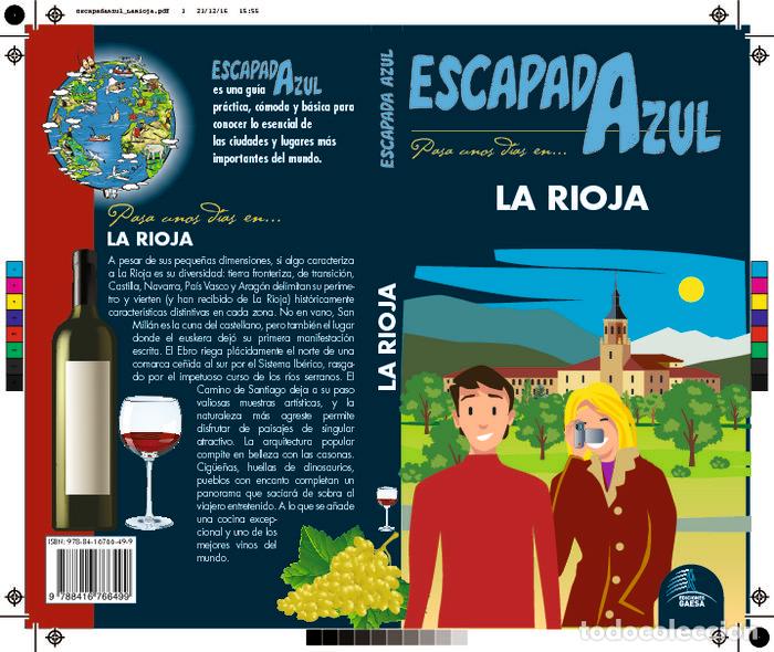 B&uuml;cher: RIOJA ESCAPADA AZUL,LA - GARCIA MARIN, JESUS