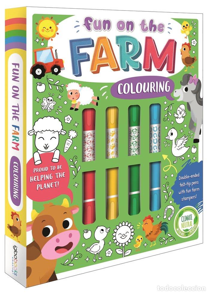 Libros: FUN ON THE FARM COLOURING - IGLOOBOOKS