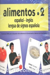Libros: ALIMENTOS 2 BARAJA ESPA&Ntilde;OL/INGLES SIGNOS - AA.VV