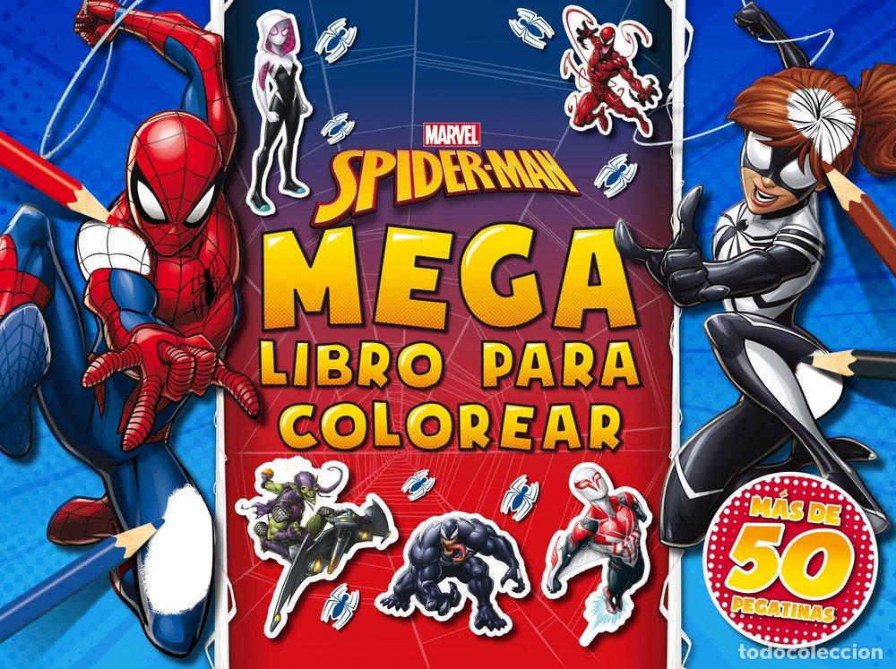 Libros: SPIDER MAN MEGALIBRO PARA COLOREAR 2 - MARVEL