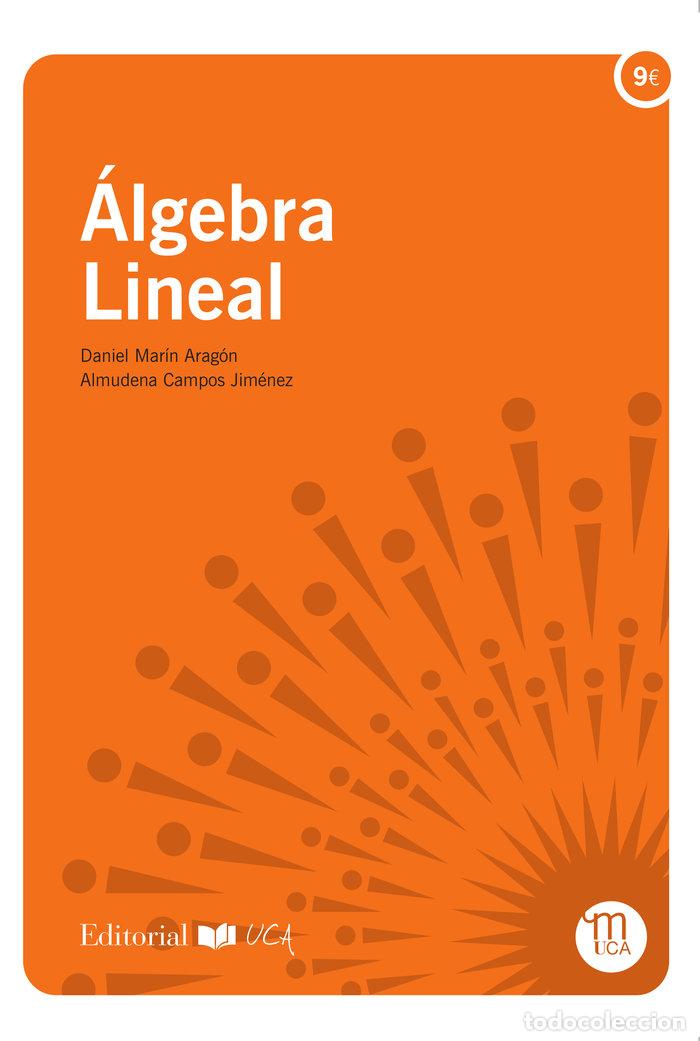 B&uuml;cher: ALGEBRA LINEAL - MARIN ARAGON, DANIEL