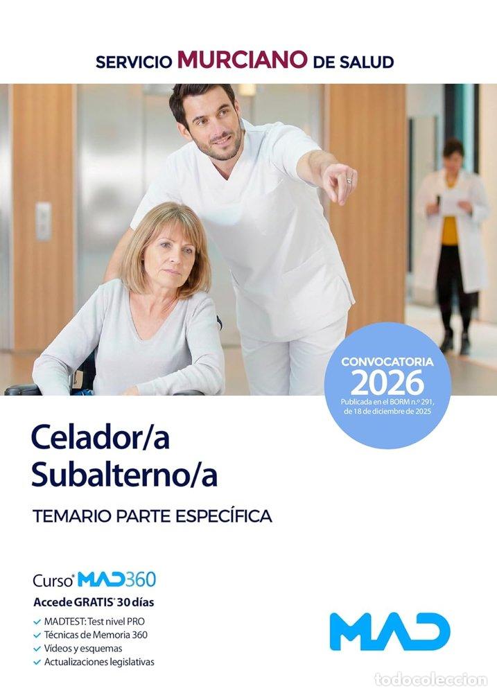 Livros: CELADOR/SUBALTERNO TEMARIO ESPECIFICO SERVICIO MURCIANO SALU - AA.VV