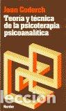 Libros: TEOR.TECN.PSICOTER.PSICOAN. - CODERCH