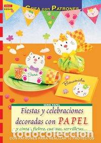 Libros: FIESTAS Y CELEBRACIONES DECORADAS CON PAPEL - REGINA, MARIA