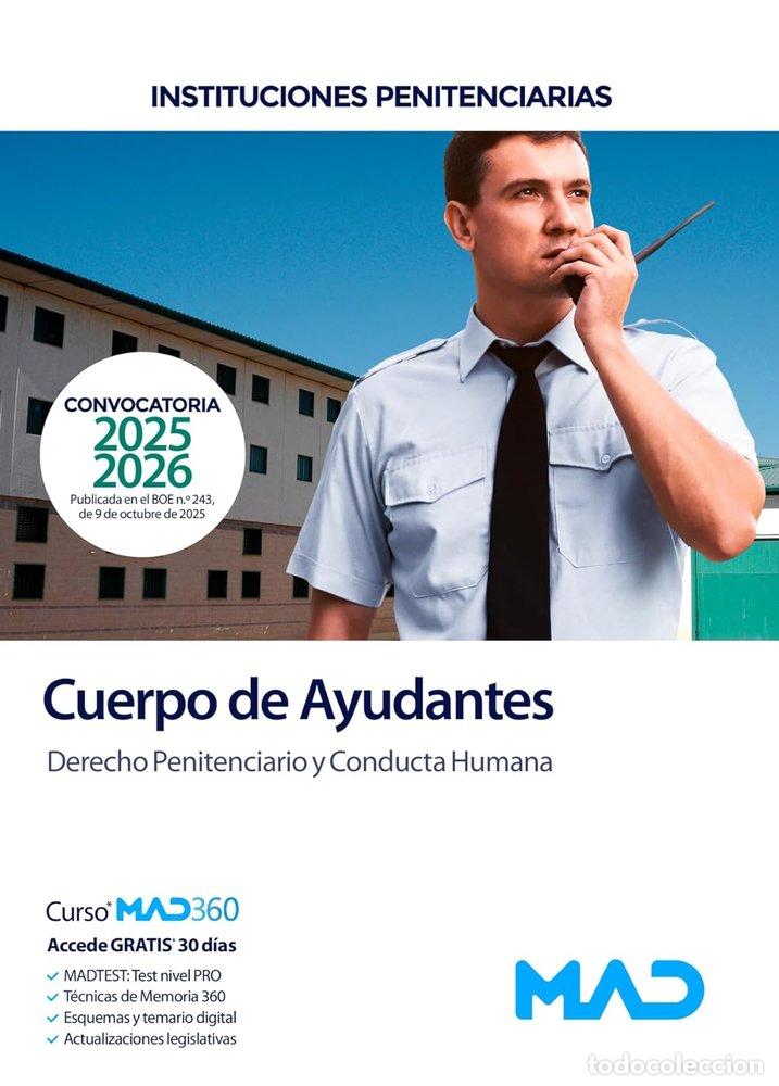 Libros: CUERPO AYUDANTE INSTITUCION PENITENCIARIA DERECHO PENITENCIA - AA.VV