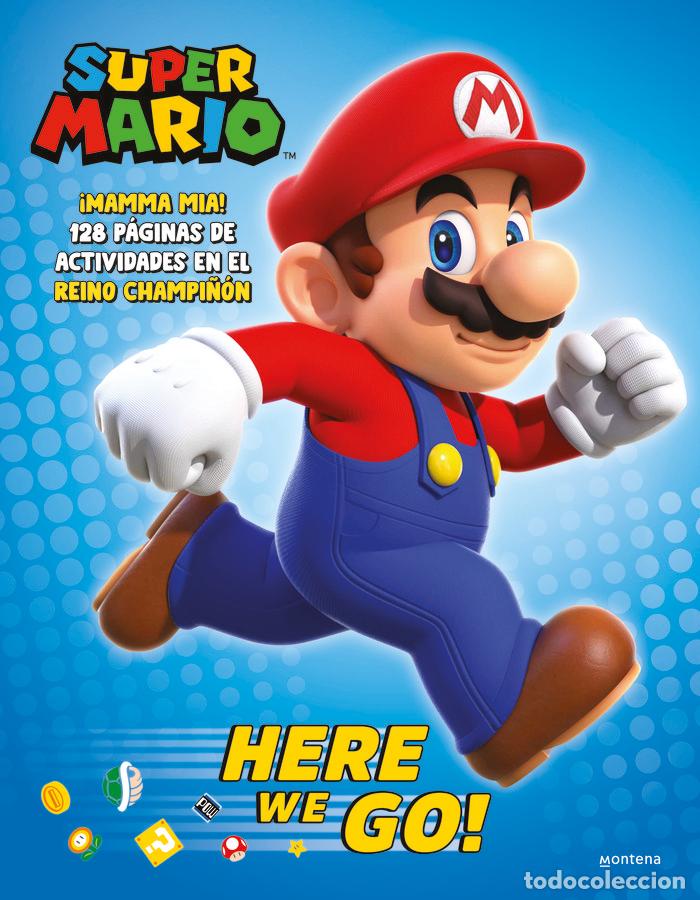 books: SUPER MARIO HERE WE GO - NINTENDO