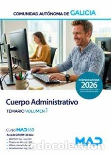 Libros: CUERPO ADMINISTRATIVO ADMINISTRACION GENERAL 1 GALICIA - AA.VV