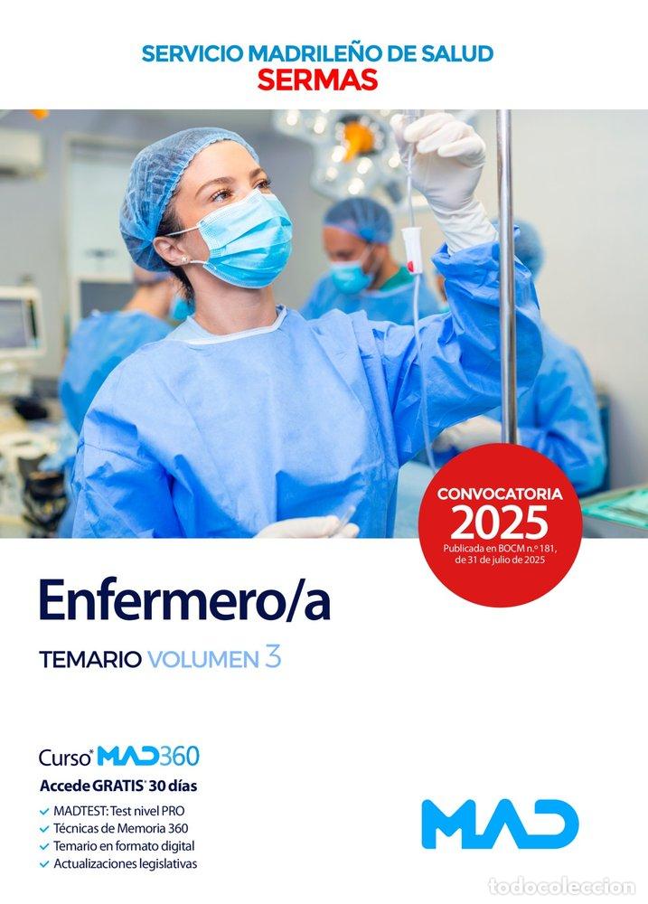 B&uuml;cher: ENFERMERO TEMARIO 3 SERVICIO MADRILE&Ntilde;O SALUD SERMAS - AA.VV