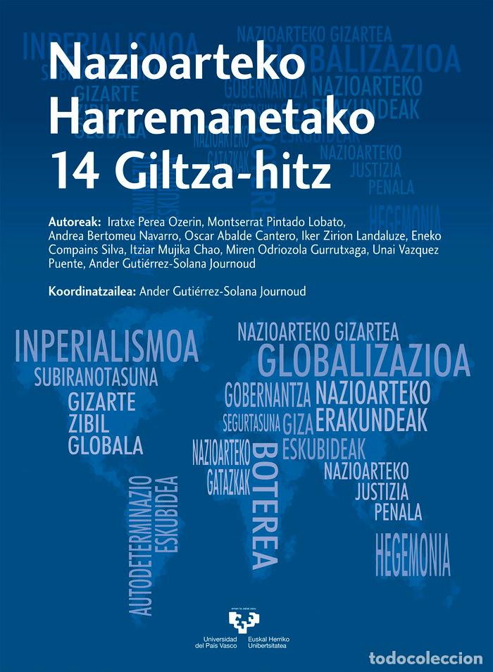 Libros: NAZIOARTEKO HARREMANETAKO 14 GILTZA-HITZ - GUTIERREZ-SOLANA JOURNOUD, ANDER (KOORD.