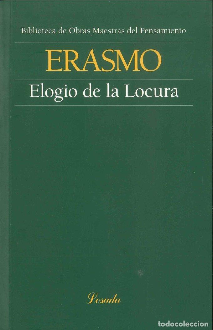 Libros: ELOGIO DE LA LOCURA - ERASMO