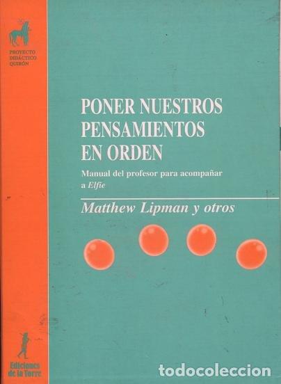 Libri: PONER NUESTROS PENSAMIENTOS EN ORDEN RUSTICA - LIPMAN, MATTHEW