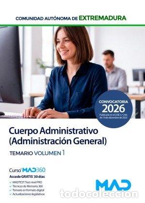B&uuml;cher: CUERPO ADMINISTRATIVO ESPECIALIDAD ADMINISTRACION GENERAL TE - AA.VV