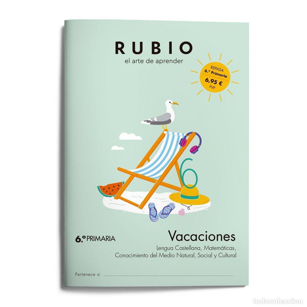 Libros: VACACIONES RUBIO 6&ordm;EP 26 - AA.VV