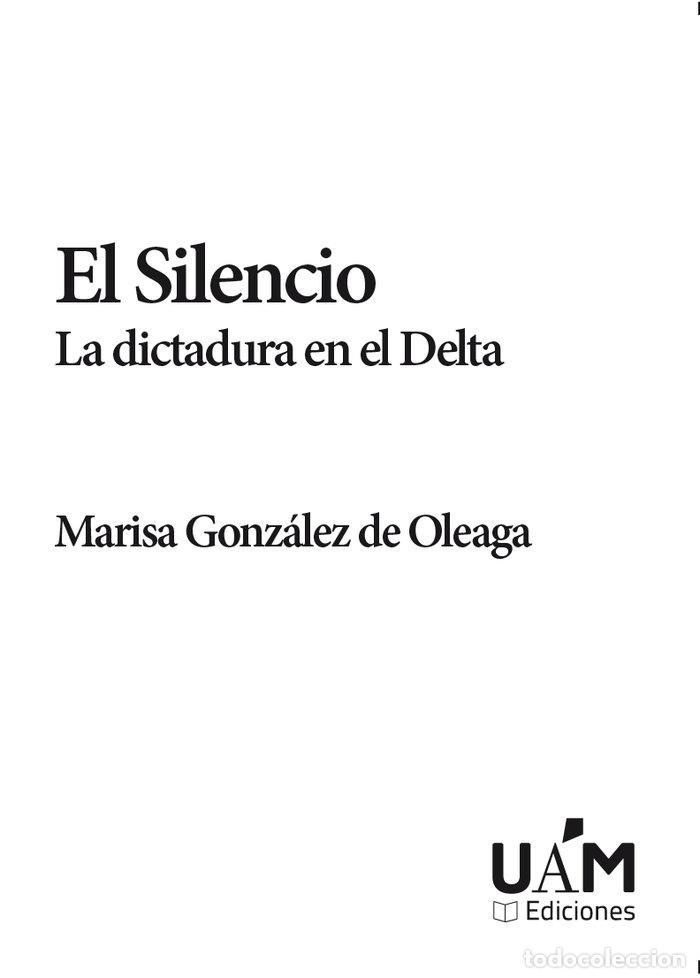 Livros: EL SILENCIO - GONZALEZ DE OLEAGA, MARISA