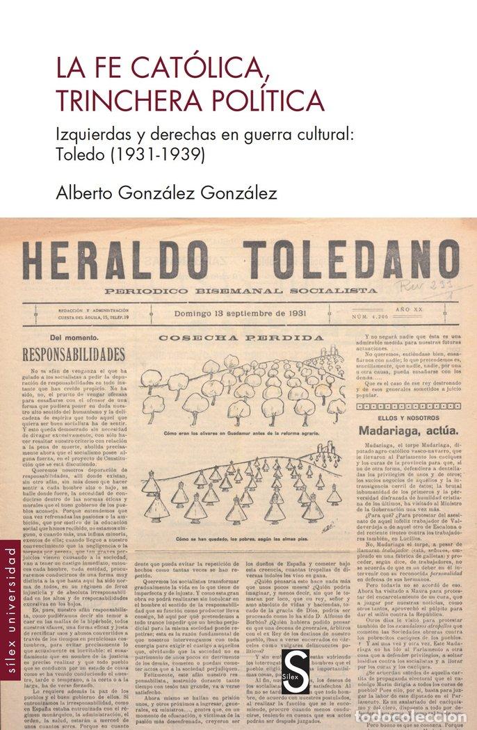 B&uuml;cher: LA FE CATOLICA TRINCHERA POLITICA - GONZALEZ GONZALEZ, ALBERTO