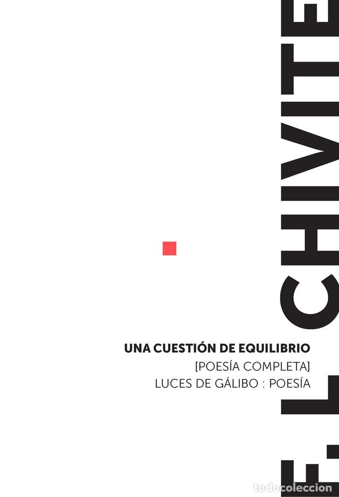 B&uuml;cher: UNA CUESTION DE EQUILIBRIO - CHIVITE, FERNANDO LUIS