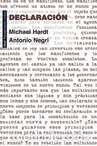 Livros: DECLARACION - HARDT, MICHAEL