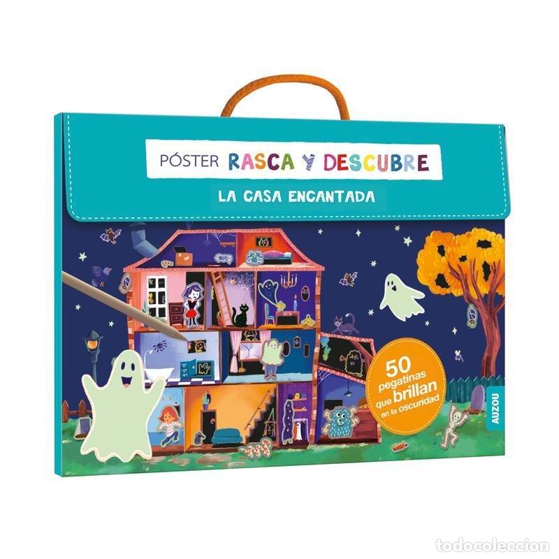 Libri: POSTER RASCA Y DESCUBRE LAS CASA ENCANTADA - AA.VV.