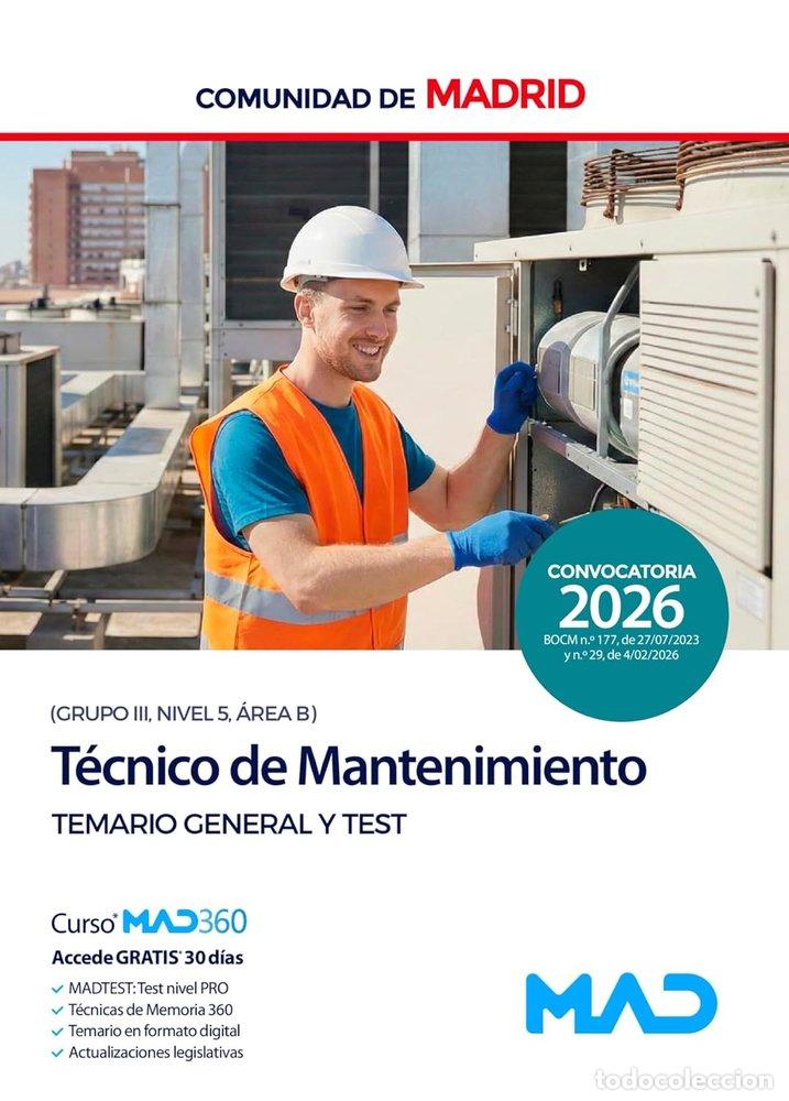 Livres: TECNICO MANTENIMIENTO GRUPO III NIVEL 5 AREA B TEMARIO GENER - AA.VV
