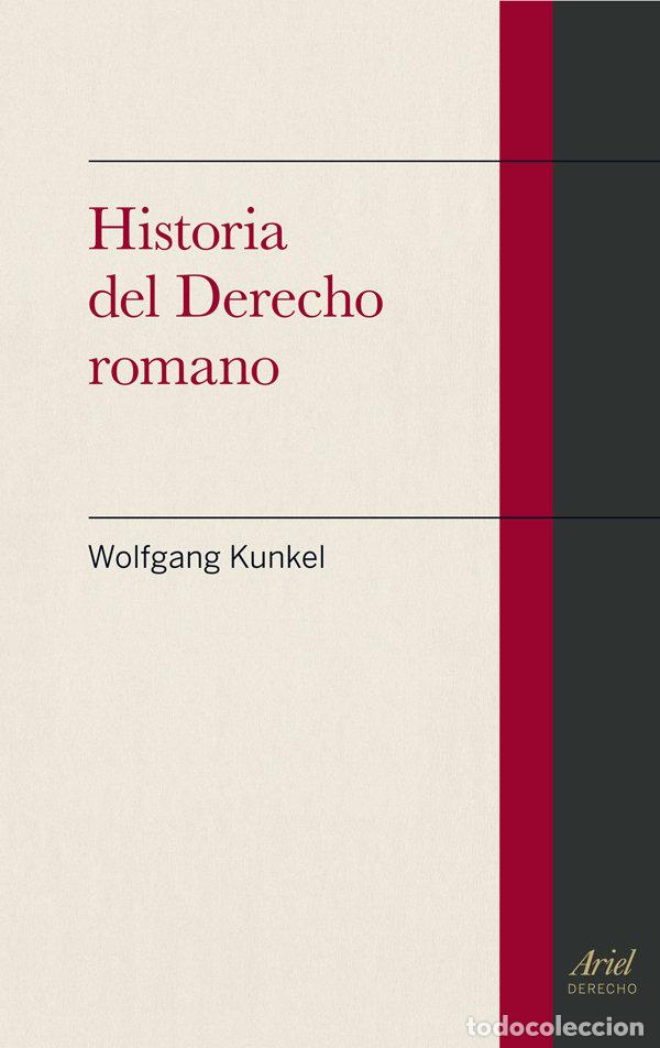 B&uuml;cher: HISTORIA DEL DERECHO ROMANO - KUNKEL, WOLFGANG