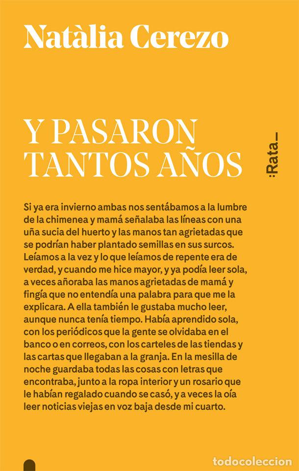 Livros: Y PASARON TANTOS A&Ntilde;OS - CEREZO, NAT&middot;LIA