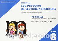 Libros: ESTIMULAR PROCESOS LECTURA ESCRITURA NIVEL 8 - RODRIGUEZ RUIZ, CELIA